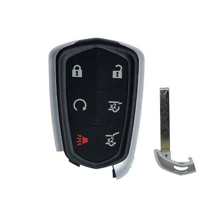 Keyless Factory KeylessFactory: Cadillac Smart Key SHELL 6-Buttons SKS-CAD-014